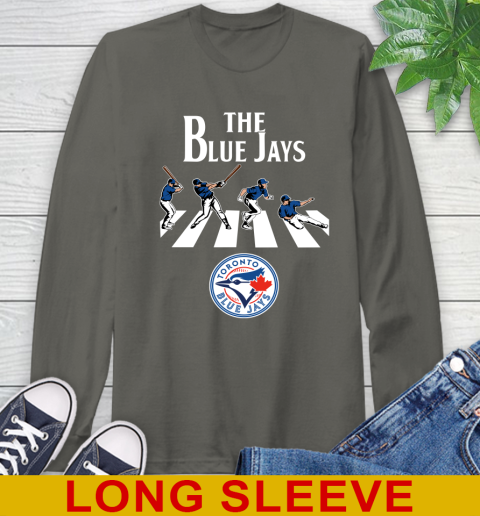 MLB Baseball Toronto Blue Jays The Beatles Rock Band Shirt Long Sleeve T-Shirt 10