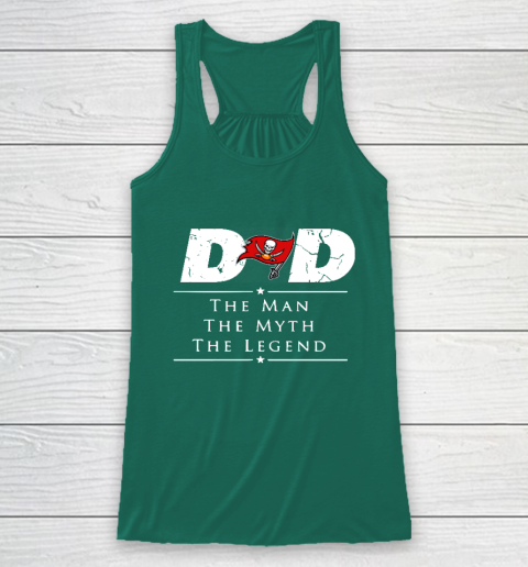 Tampa Bay Buccaneers NFL Football Dad The Man The Myth The Legend Racerback Tank 5