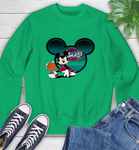 NBA Cleveland Cavaliers Mickey Mouse Disney Basketball Sweatshirt 6