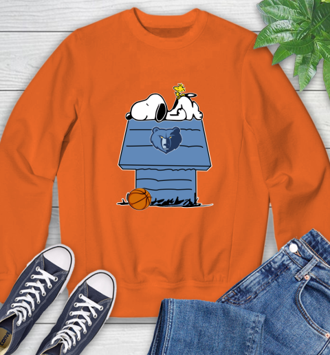 Memphis Grizzlies NBA Basketball Snoopy Woodstock The Peanuts Movie Sweatshirt 4