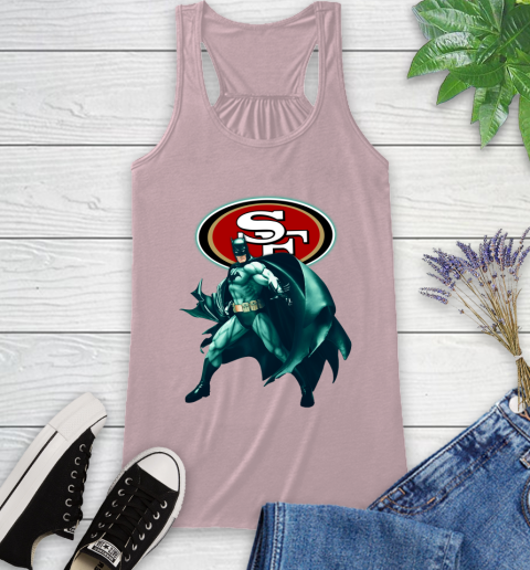 NFL Batman Football Sports San Francisco 49ers Racerback Tank 11