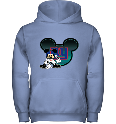 NFL New York Giants Mickey Mouse Disney Football T Shirt 0puMkVJBVZq youth hoodie 43 95 151514 front carolina blue