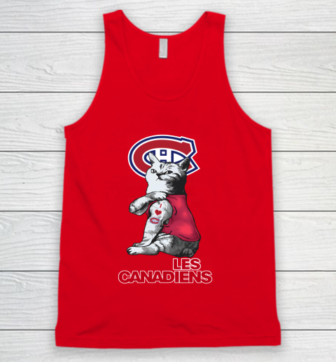 NHL My Cat Loves Montreal Canadiens Hockey Tank Top 5
