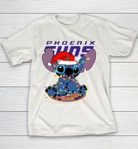 Phoenix Suns NBA noel stitch Basketball Christmas Youth T-Shirt