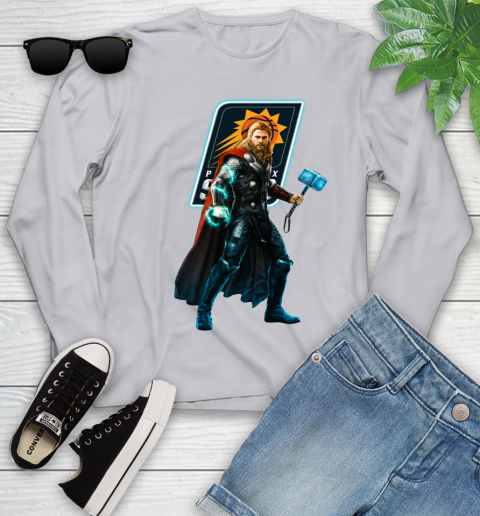 NBA Thor Avengers Endgame Basketball Phoenix Suns Youth Long Sleeve 5