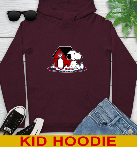 MLB Baseball Washington Nationals Snoopy The Peanuts Movie Shirt Youth Hoodie 7