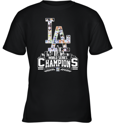 Los Angeles Dodgers World Series World Series Champions Youth T-Shirt