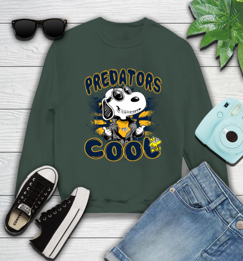 NHL Hockey Nashville Predators Cool Snoopy Shirt Sweatshirt 12
