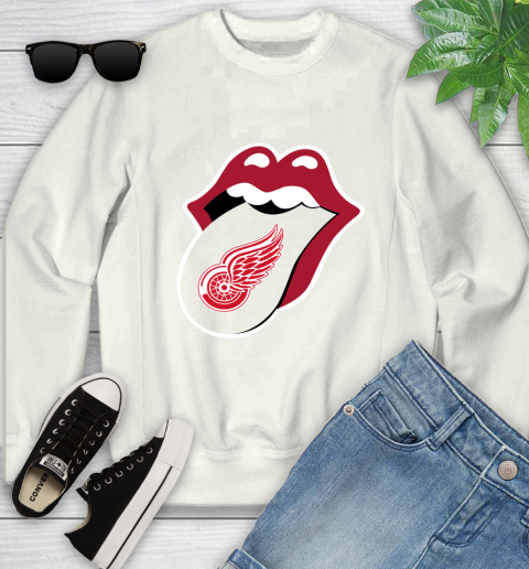 Detroit Red Wings NHL Hockey Lips I Root For My Team Adoring Fan 115