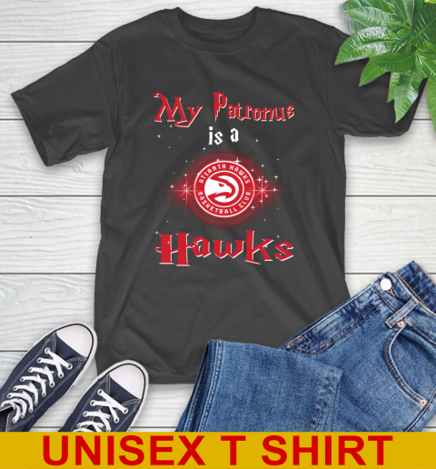 NBA Basketball Harry Potter My Patronus Is A Atlanta Hawks T-Shirt