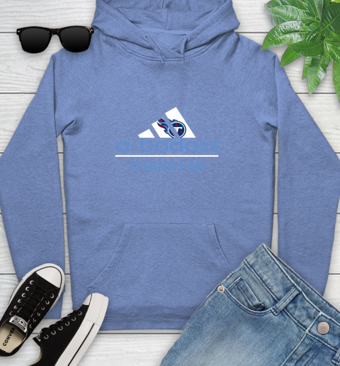 NFL A Badass Tennessee Titans Fan Adidas Football Sports Youth Hoodie 13
