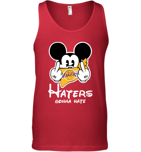 NBA Los Angeles Lakers Haters Gonna Hate Mickey Mouse Disney Basketball T  Shirt - Rookbrand