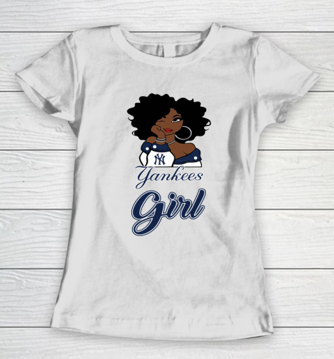 New York Yankeess Girl MLB Women's T-Shirt 3