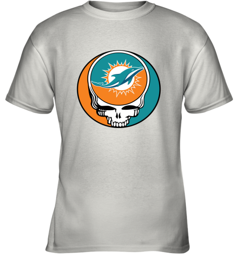 NFL Team Miami Dolphins x Grateful Dead Logo Band Youth T-Shirt