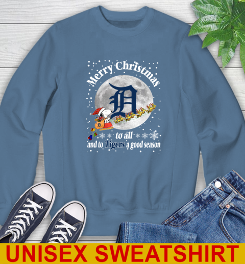 Detroit Tigers Merry Christmas To All And To Tigers A Good Season MLB Baseball Sports Sweatshirt 10
