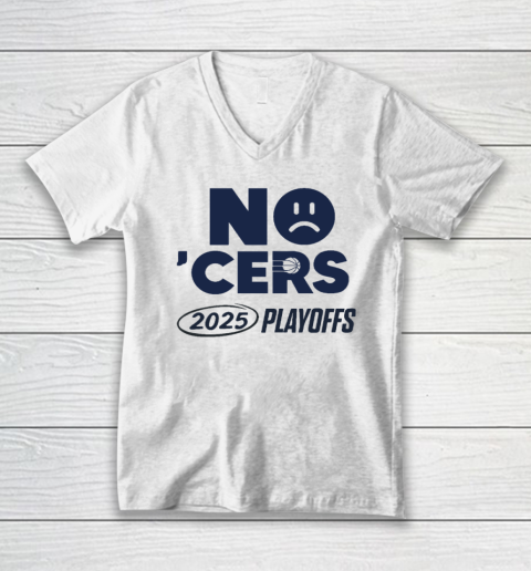 No ‘Cers Sad Face Indiana Pacers V-Neck T-Shirt