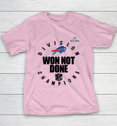 Buffalo Bills East Champions 2020 NFL Playoffs Division Won Not Done Youth T-Shirt 13