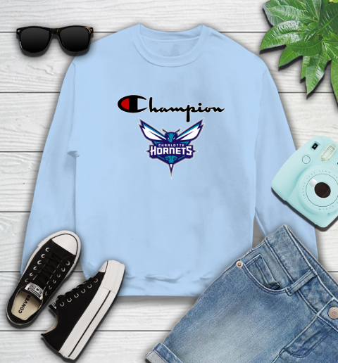 NBA Basketball Charlotte Hornets Champion Shirt Sweatshirt 4