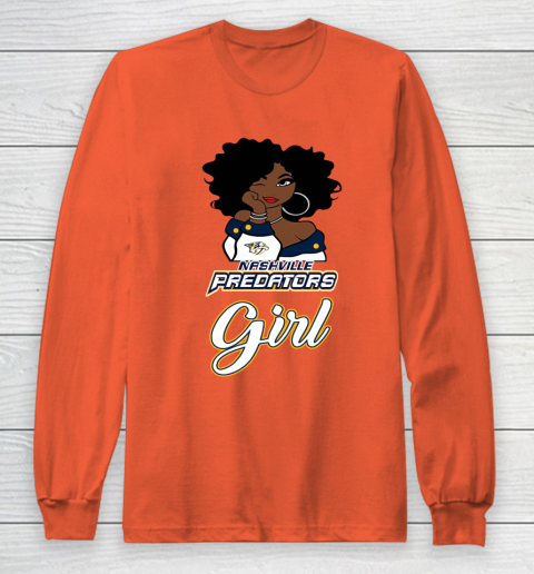 Nashville Predators Girl NHL Long Sleeve T-Shirt 5