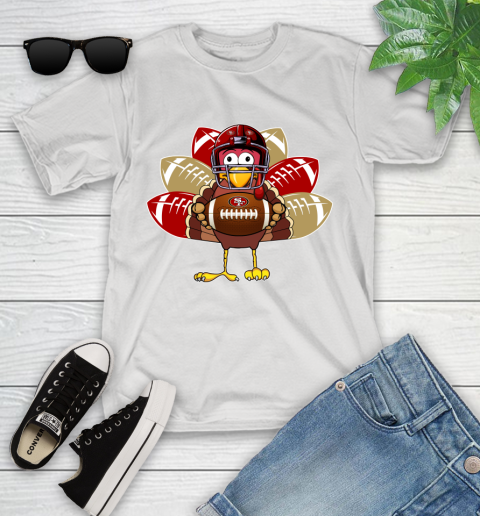 San Francisco 49ers Turkey Thanksgiving Day Youth T-Shirt