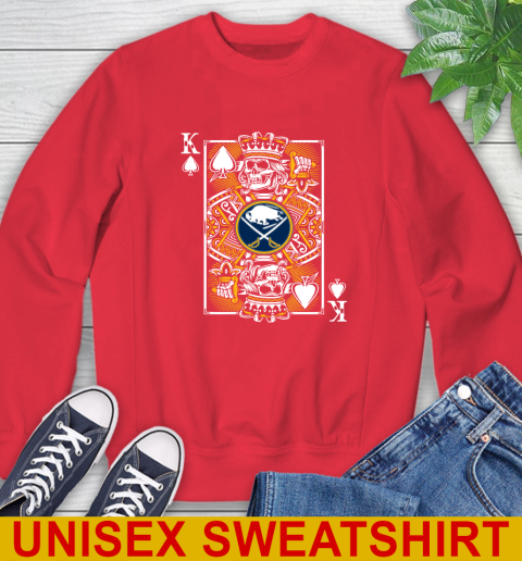 Buffalo Sabres NHL Hockey The King Of Spades Death Cards Shirt Sweatshirt 12