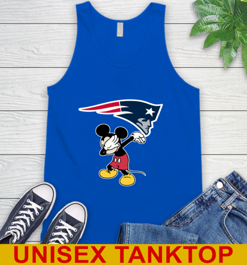 New England Patriots NFL Football Dabbing Mickey Disney Sports Tank Top 5