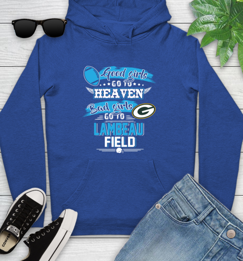 Green Bay Packers NFL Bad Girls Go To Lambeau Field Shirt Youth Hoodie 11