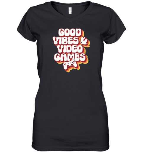 Mirandalorian Store Good Vibes & Video Games Retro Women's V