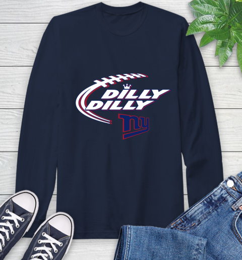 NFL New York Giants Dilly Dilly Football Sports Long Sleeve T-Shirt 4