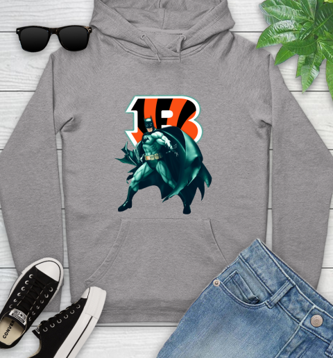 NFL Batman Football Sports Cincinnati Bengals Youth Hoodie 6
