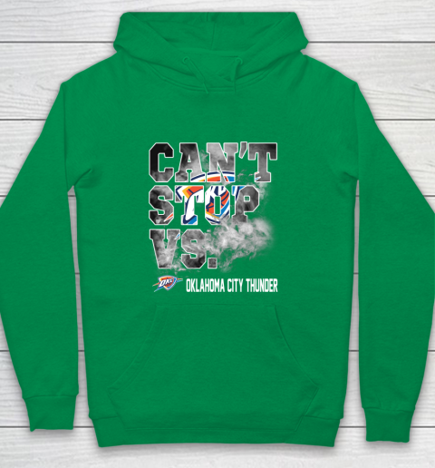 NBA Oklahoma City Thunder Basketball Can't Stop Vs Youth Hoodie 4