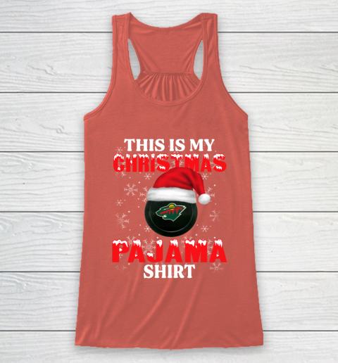 Minnesota Wild This Is My Christmas Pajama Shirt NHL Racerback Tank 3
