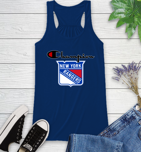 NHL Hockey New York Rangers Champion Shirt Racerback Tank 5