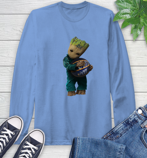 NBA Groot Guardians Of The Galaxy Basketball Sports Utah Jazz Long Sleeve T-Shirt 11