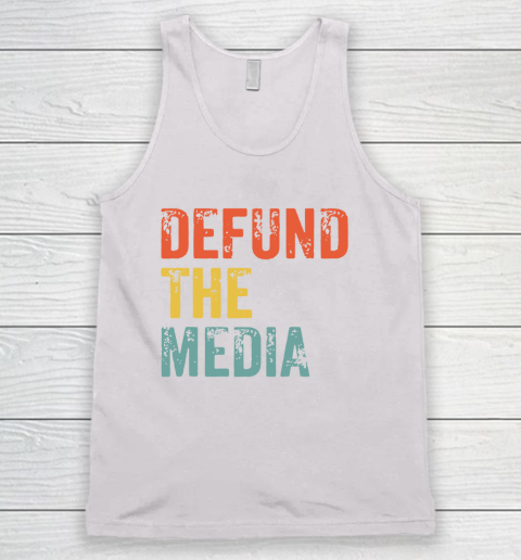Defund The Media Retro Vintage Tank Top 2