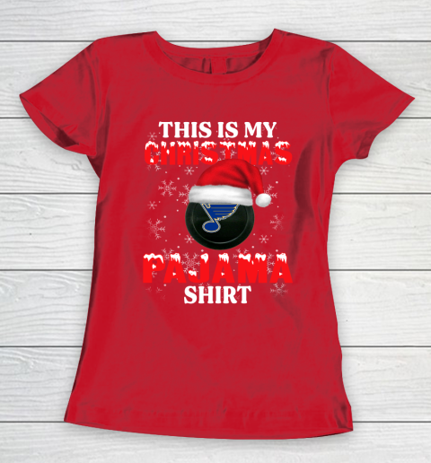 St.Louis Blues This Is My Christmas Pajama Shirt NHL Women's T-Shirt 9