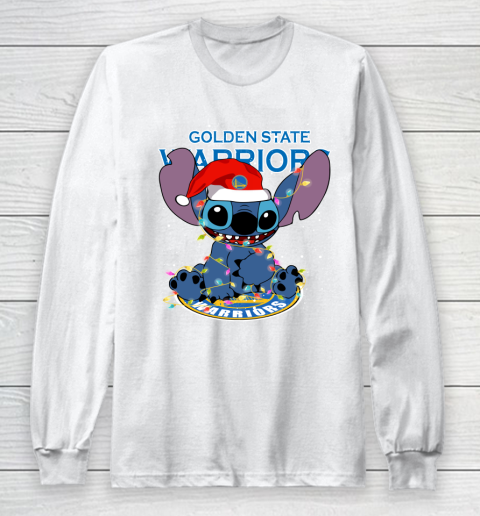 Golden State Warriors NBA noel stitch Basketball Christmas Long Sleeve T-Shirt