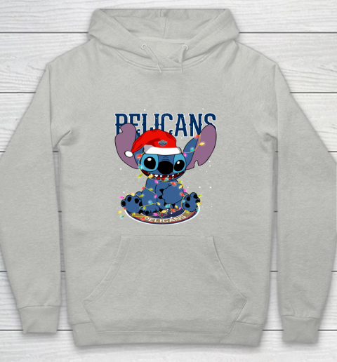 New Orleans Pelicans NBA noel stitch Basketball Christmas Youth Hoodie