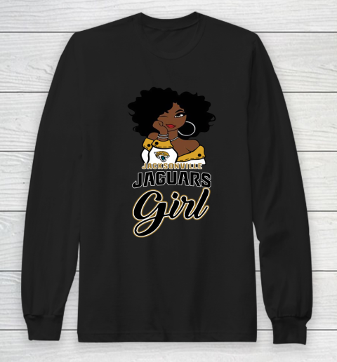 Jacksonville Jaguars Girl NFL Long Sleeve T-Shirt