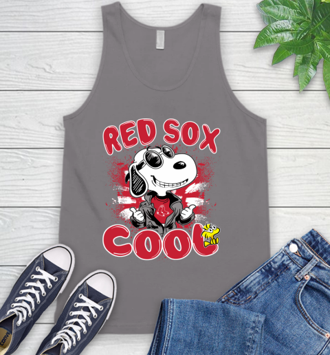 MLB Baseball Boston Red Sox Cool Snoopy Shirt Tank Top 6