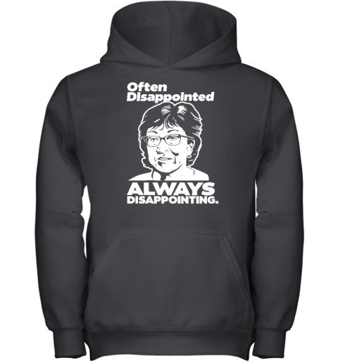 Peter Morley Often Disappointed Always Disappointing Youth Hoodie