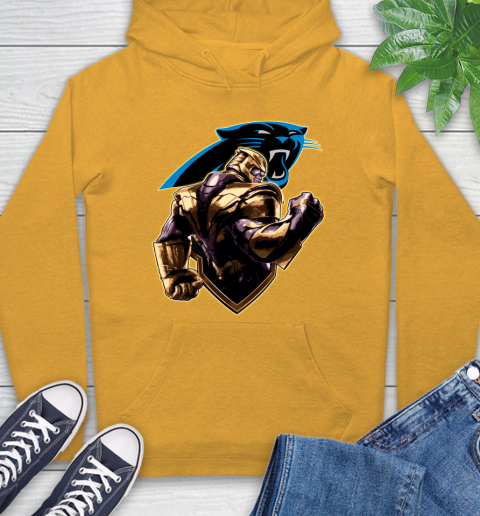 NFL Thanos Avengers Endgame Football Sports Carolina Panthers Hoodie 3