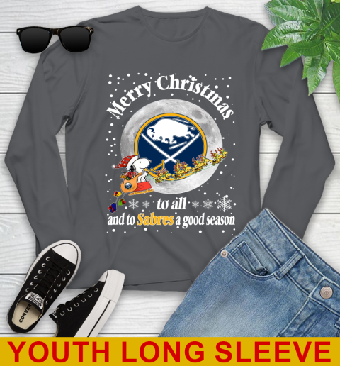 Buffalo Sabres Merry Christmas To All And To Sabres A Good Season NHL Hockey Sports Youth Long Sleeve 9