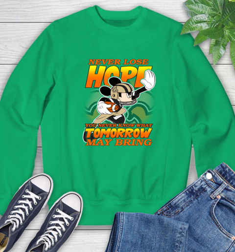 New Orleans Saints NFL Football Mickey Disney Never Lose Hope Sweatshirt 7