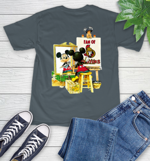NHL Hockey Ottawa Senators Mickey Drawing Shirt 7