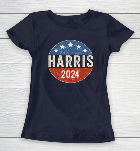 Kamala Harris 2024 For President Campaign US Flag Women's T-Shirt 2