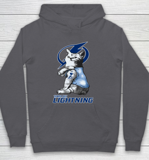 NHL My Cat Loves Tampa Bay Lightning Hockey Hoodie 4