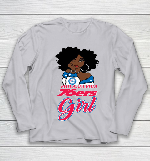Philadelphia 76ers Girl NBA Youth Long Sleeve 5