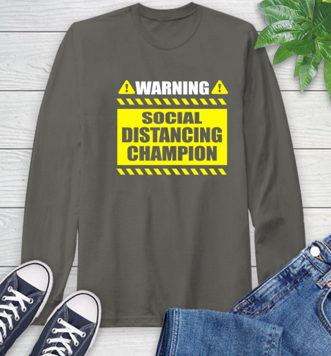 Coronavirus Shirt  Warning Social Distancing Champion 63