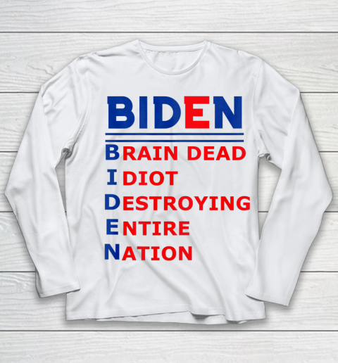 Republicans voter Anti Joe Biden Youth Long Sleeve